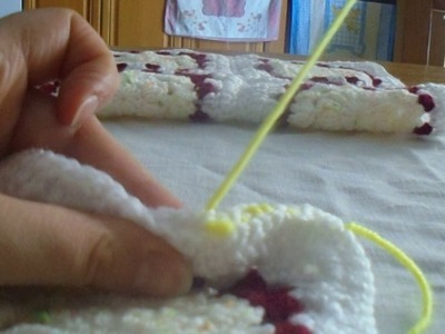 Uncinetto: Unire le mattonelle - Join the crochet tiles