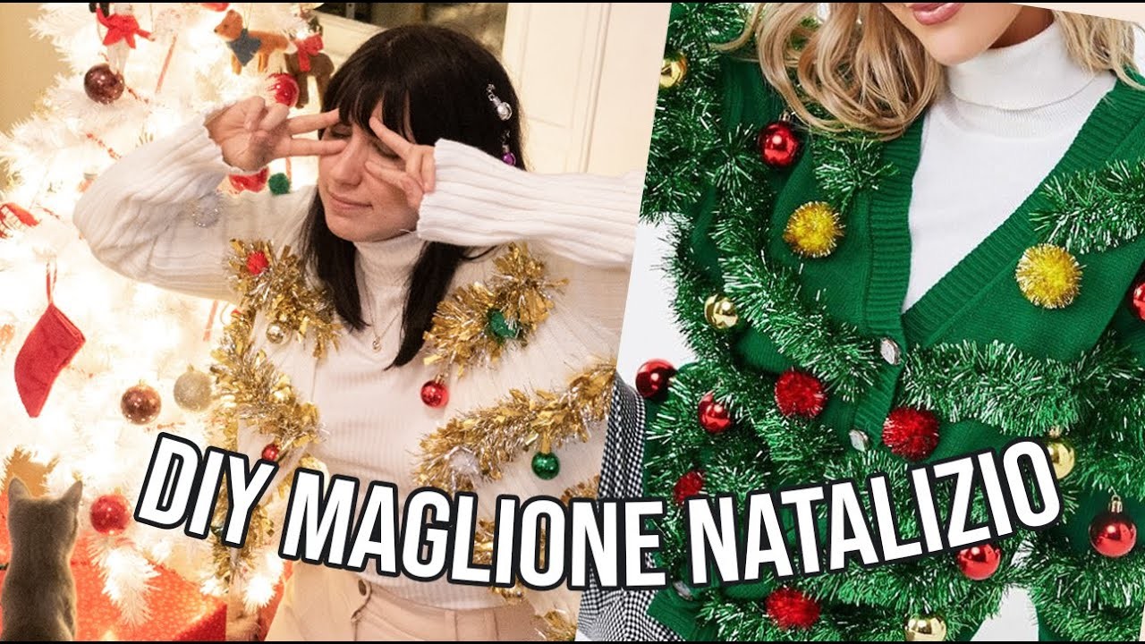 DIY Maglione Natalizio LAST MINUTE per far capire ai vostri cari chi comanda ????????