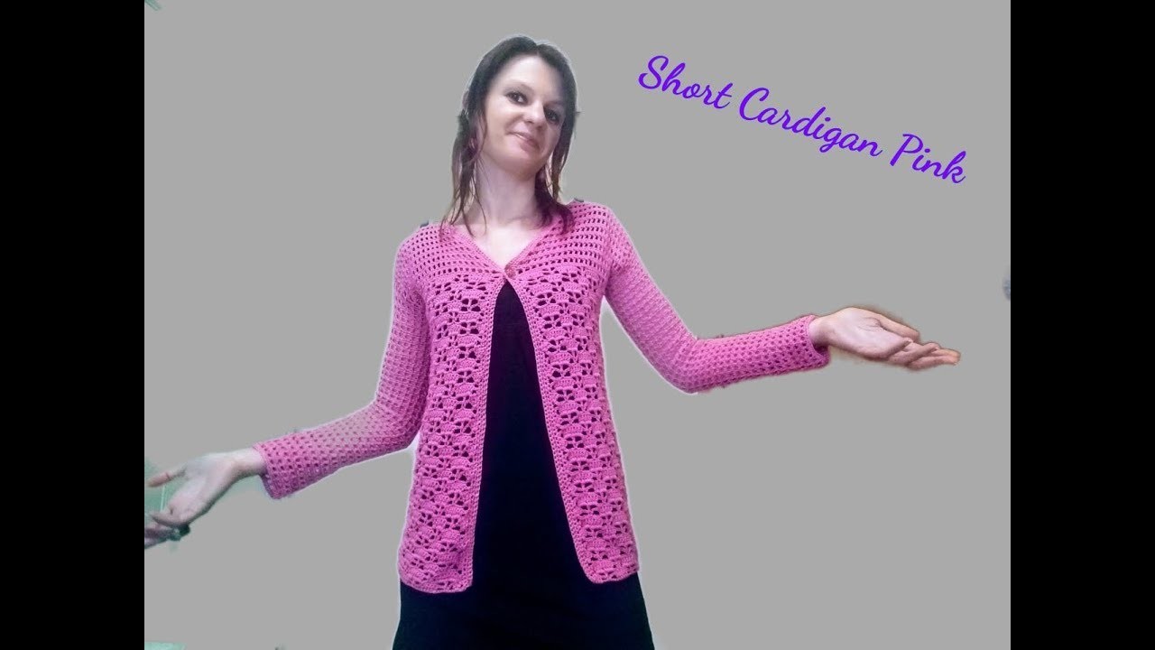 Short Cardigan Pink
