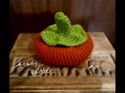 Cestino uncinetto Zucca - Crochet pumpkin basket