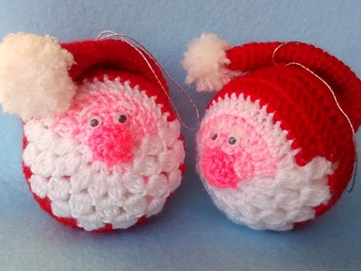 Pallina di Natale Uncinetto Tutorial ???????? Crochet Christmas Ball Ornaments ???? Esfera de Navidad Crochet