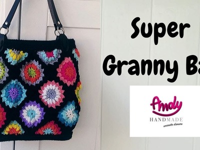 Tutorial borsa Granny Bag Seventies uncinetto semplice