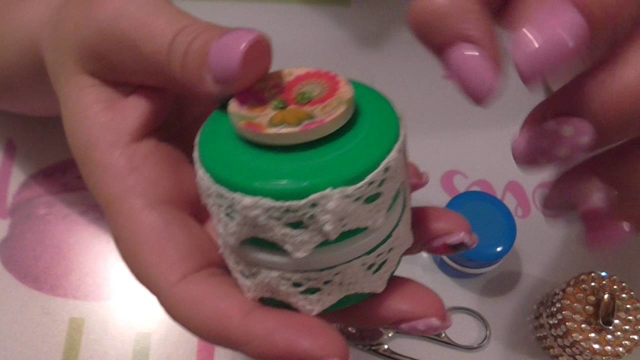 TUTORIAL: scatoline con i tappi del latte