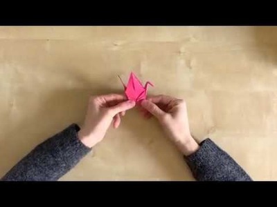 Tutorial Origami Gru. Origami crane