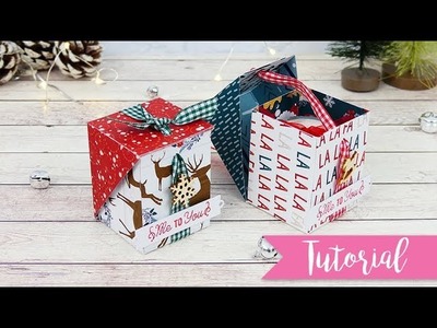 Scatole regalo con coperchio obliquo - DIY diagonal gift box