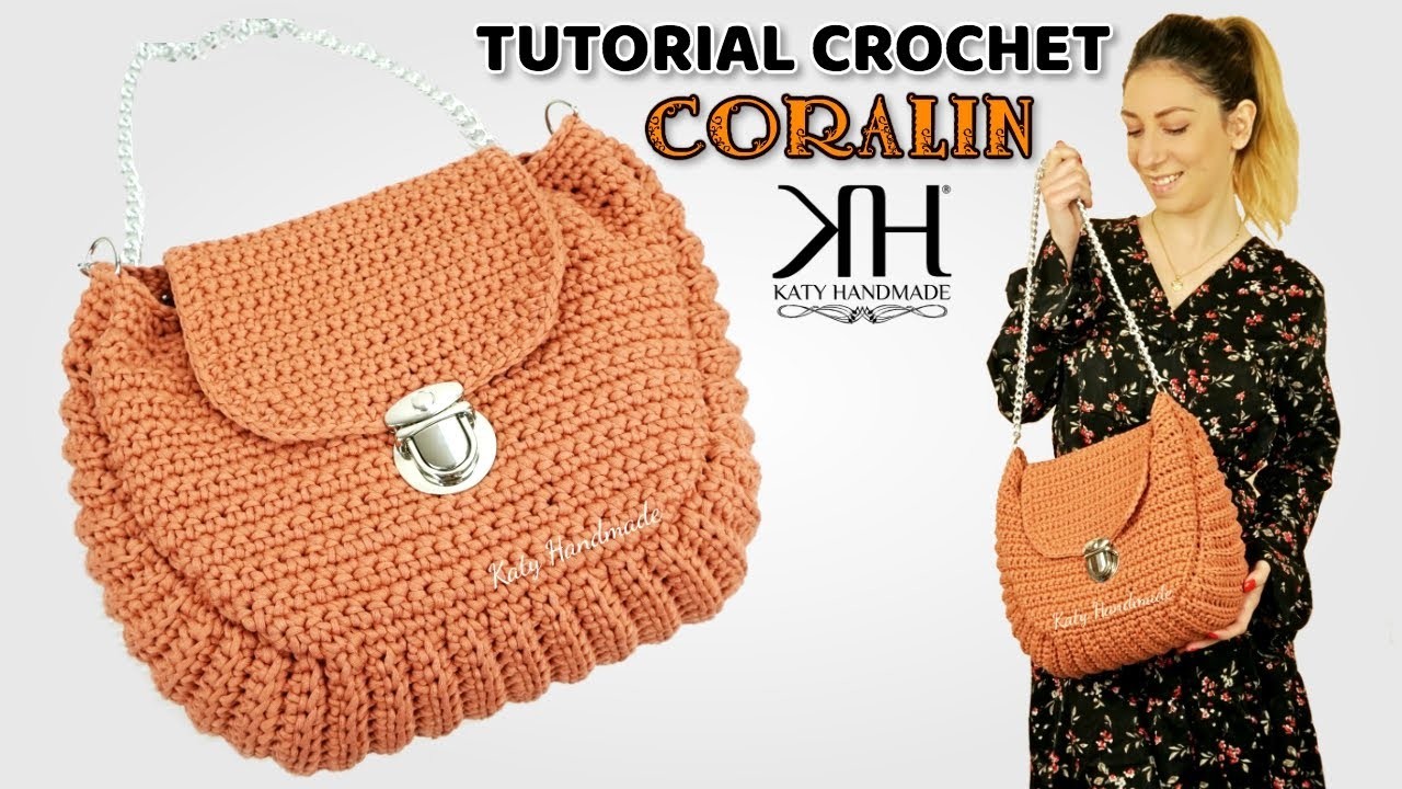TUTORIAL BORSE UNCINETTO - "CORALIN" CROCHET BAG ♡ Katy Handmade