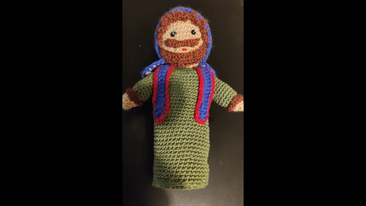 AMIGURUMI Il mio Presepe all'uncinetto San Giuseppe