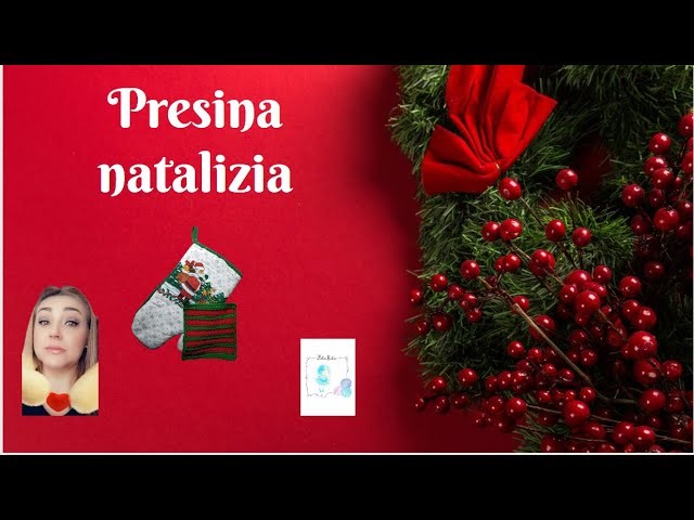 TUTORIAL PRESINA NATALIZIA FACILE ALL'UNCINETTO #presinauncinetto  #presina #hadmade #fatabata