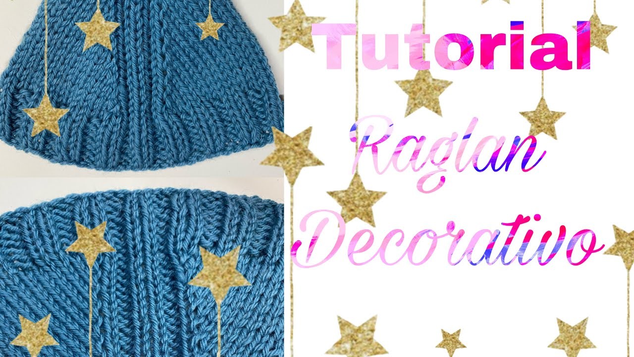 @Tutorial raglan decorativo, @raglan, #knittedraglan, #knitter, @knittedpassions