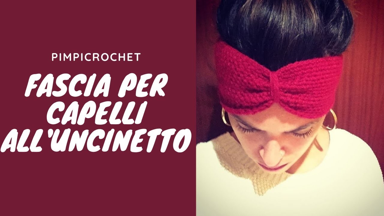 Fascia per capelli all'uncinetto|PimpiCrochet|