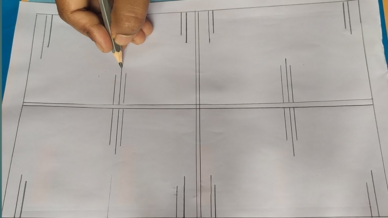 Nokshi Katha design, New nokshi Katha design drawing tutorial (124).সহজভাবে নকশীকাঁথা আঁকার নিয়ম।