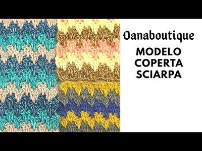 Sciarpa. coperta punto granny saltato by Oanabutique