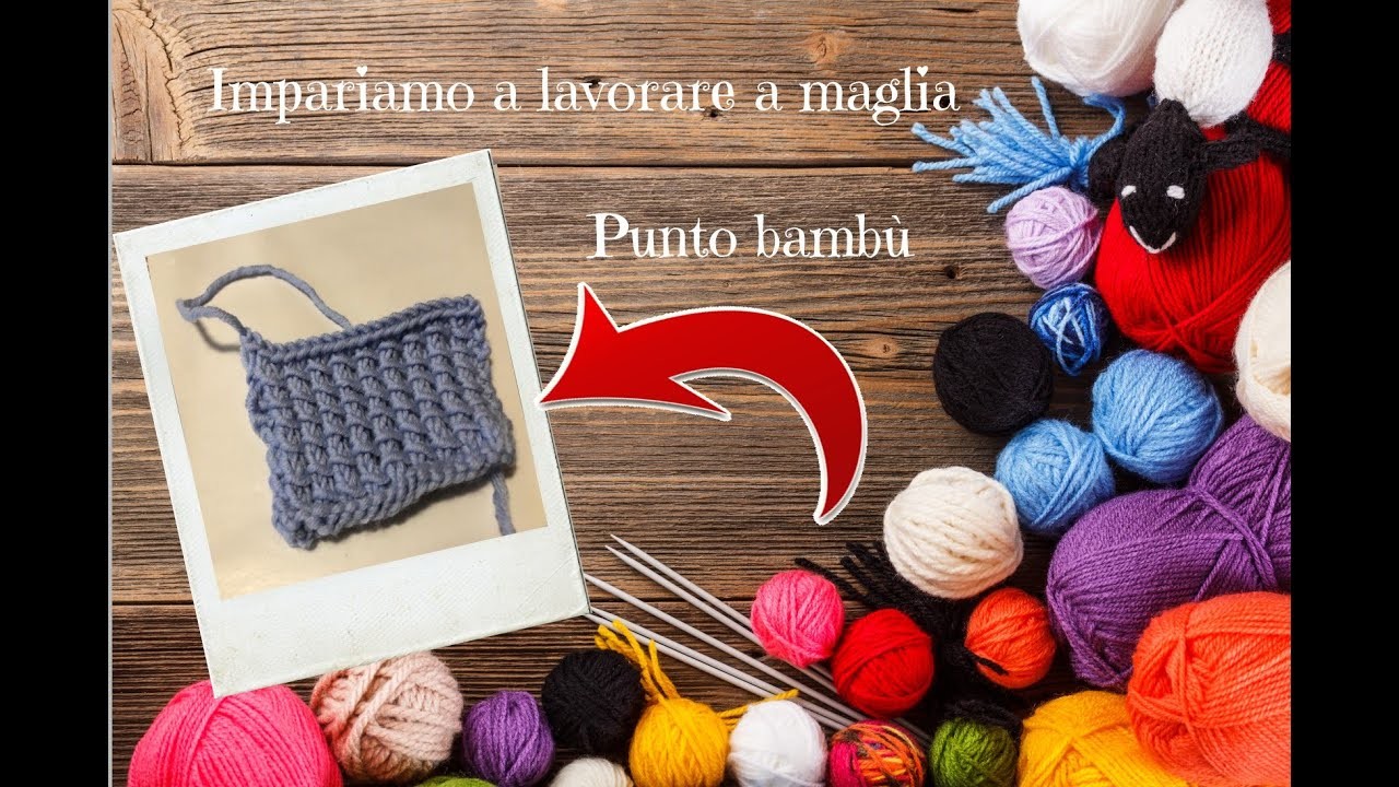 MAGLIA FACILE - PUNTO BAMBU'