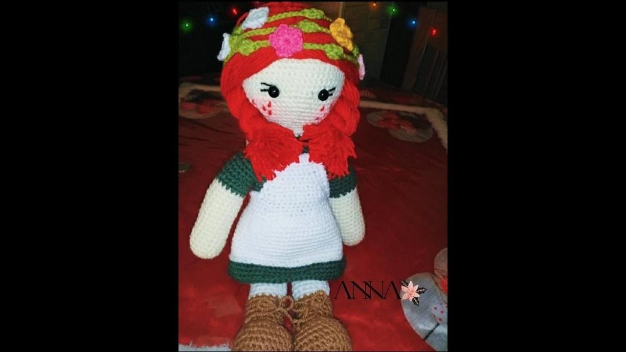 Parte 2 - ANNA DAI CAPELLI ROSSI AMIGURUMI - UNCINETTO FACILE PASSO PASSO - GOMITOLANDO CON IMMA