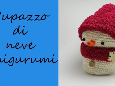 Pupazzo di neve amigurumi