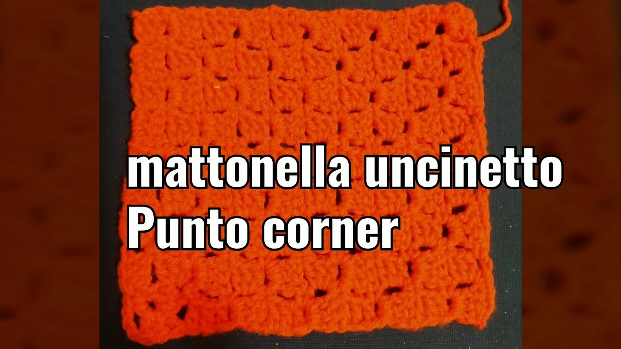 Uncinetto tecnica punto corner PERLE MILLE IDEE