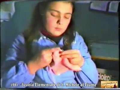 1981 - Scuola S. Michele - Attività Opzionali - 7.8: MAGLIA E UNCINETTO