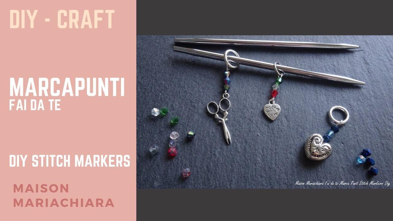 Fai da Te Marca Punti Stitch Markers Diy Bricolaje Marcador BeeBeeCraft maisonmariachiara