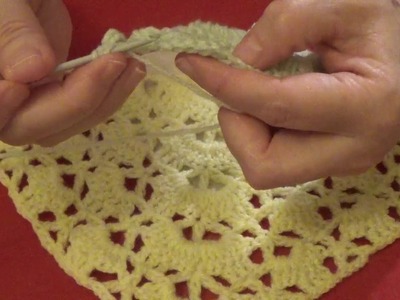 Tutorial a crochet di scialle a semicerchio punto VARIANTE PUNTO VIRUS