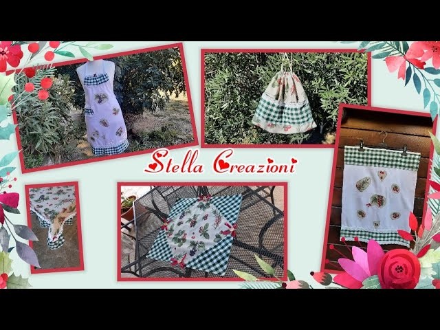 "FRUTTI DI BOSCO" ????????Articoli tessili per la cucina e il giardino di Stella Creazioni ⭐