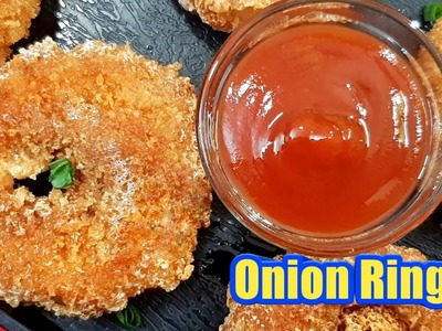 Homemade Onion Rings || Crispy || ওনিয়ন রিংস || Onion Rings Banane ka easy Recipe