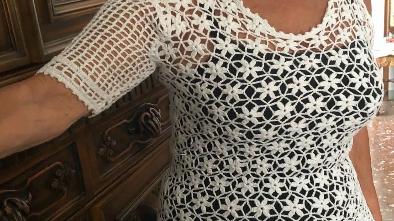 Maglia a Uncinetto con Stelline Super facili da realizzare Crochet Tutorial DIY Moda estate 2021