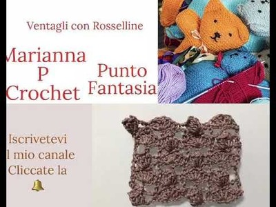 Punto Fantasia Ventagli con roselline n20