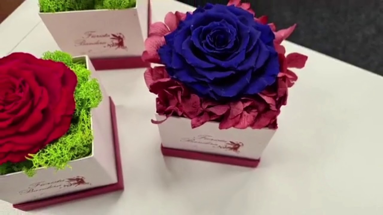 Tutorial flowerbox rose stabilizzate per San Valentino