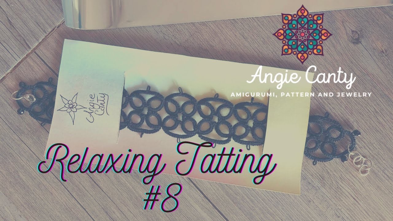 4K Relaxing Tatting n°8| Chiacchierino Relax Needle Tatting | Bracciale Handmade Fatto a mano