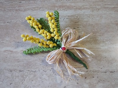 #Tutorial #Amigurumi #Uncinetto #mimosa #festadelladonna - #Crochet #womensday