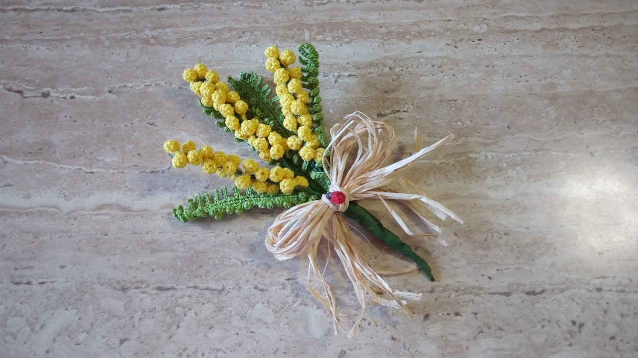 #Tutorial #Amigurumi #Uncinetto #mimosa #festadelladonna - #Crochet #womensday