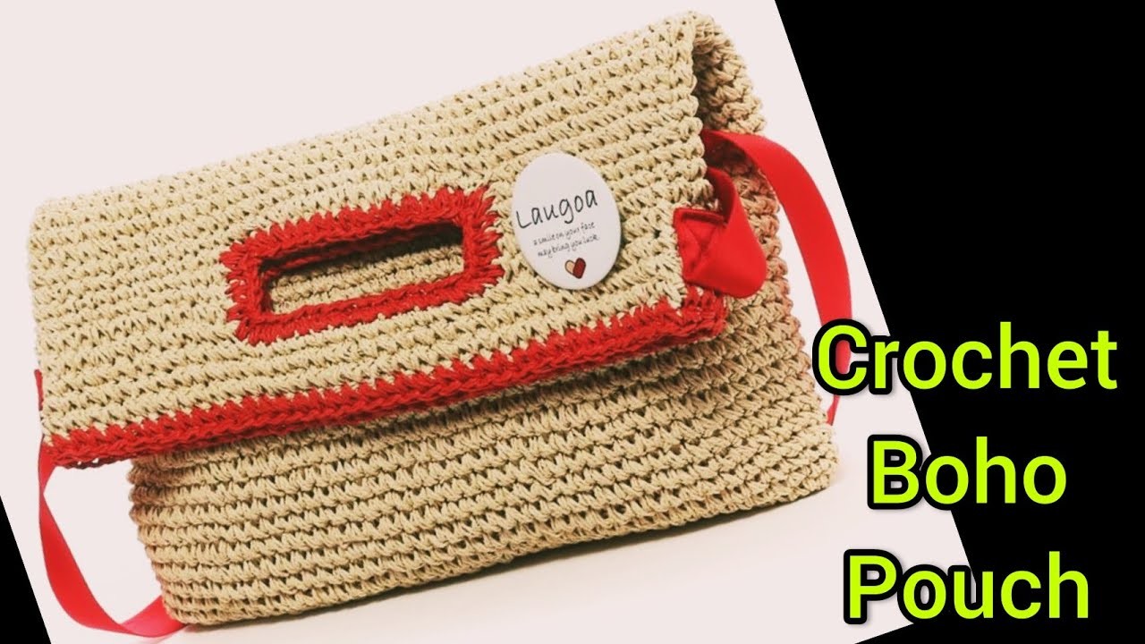 Crochet Boho Purse, Crochet Purse, Crochet Pouch , Crochet Pattern,#beautyhorizonandart