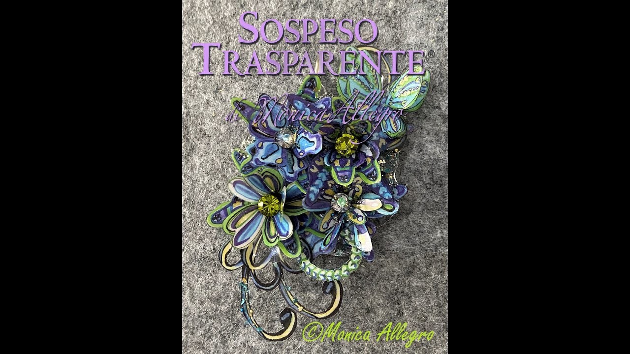 SOSPESO TRASPARENTE CON MONICA ALLEGRO AUTRICE DELLA TECNICA : MODELLATURA A FREDDO - VIDEO VELOCE