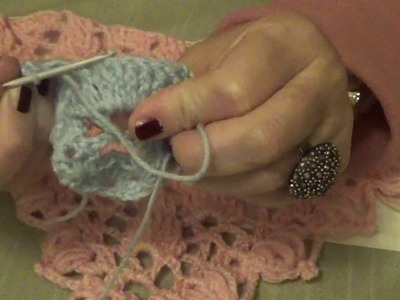 Tutorial a crochet di smantella con punto PINOLI