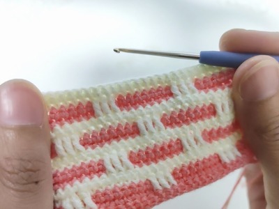 Crochet model stitch. 