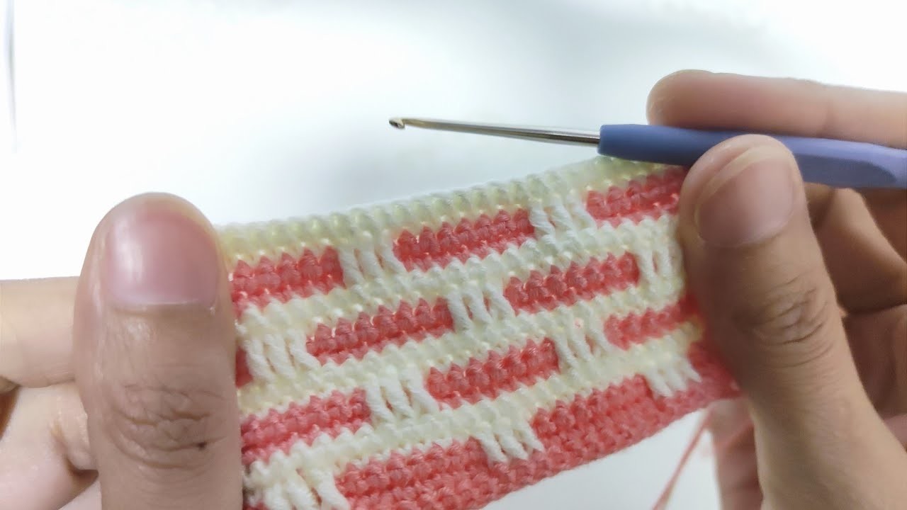 Crochet model stitch. 