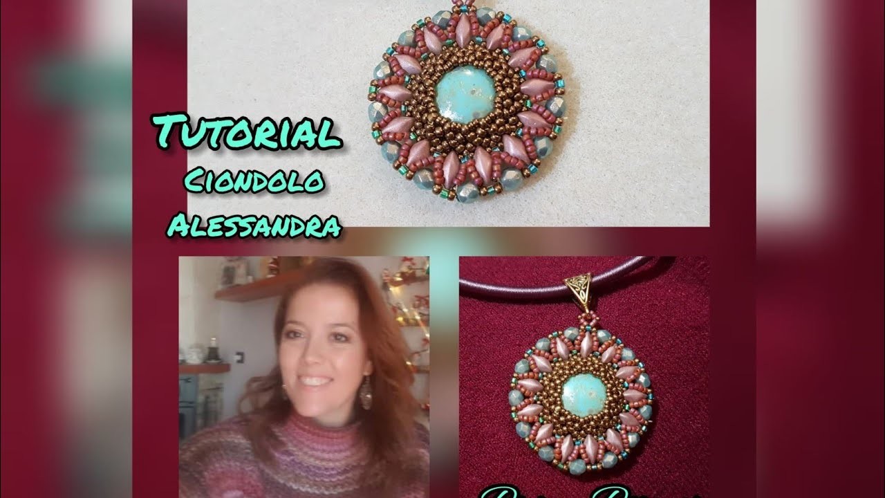 Tutorial Ciondolo. Orecchini  Alessandra con cabochon da 18 mm e #gemduo #18mm