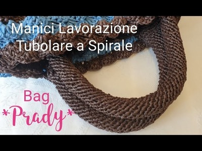 MANICI Uncinetto Tubolari a Spirale (9 maglie)  - #MelCBagsHandmade #crochet