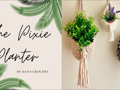 Mini Crochet Planter~Great gift for teachers or Mother’s Day!