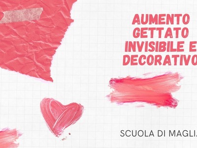 Tutorial: aumento con gettato, invisibile o decorativo