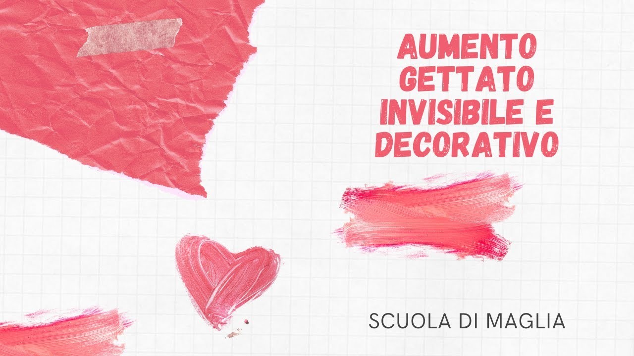 Tutorial: aumento con gettato, invisibile o decorativo