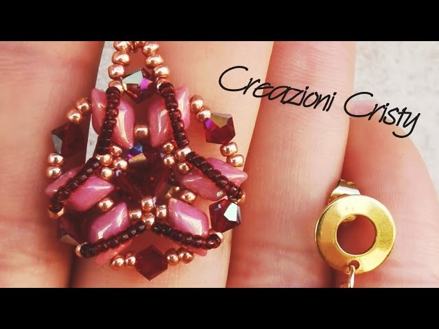 (78)DIY tutorial orecchini Borsetta in collaborazione con il sito cobeads ❤️