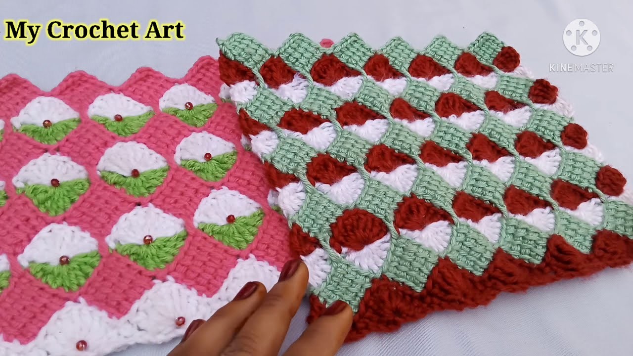 New Crochet Pattern Design for handbag blanket mobile pouch and all crochet things
