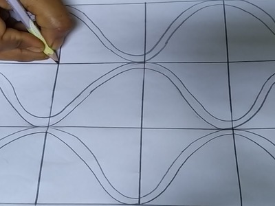 Nokshi Katha design,New nokshi Katha design drawing tutorial 2021(241).সহজভাবে নকশীকাঁথা আঁকার নিয়ম।