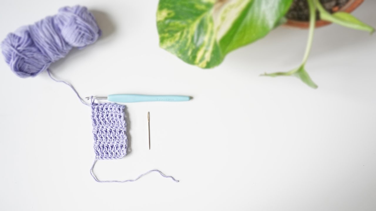 Weaving In Ends in Crochet - Crochet Course for Absolute Beginners (Sub Eng)