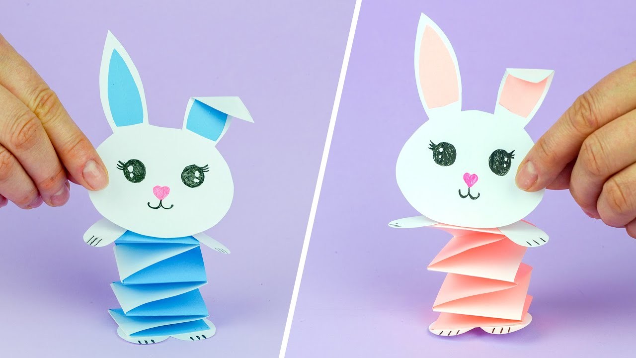 Come fare Coniglio di Carta | Lavoretti per Pasqua fai da te | DIY Paper craft