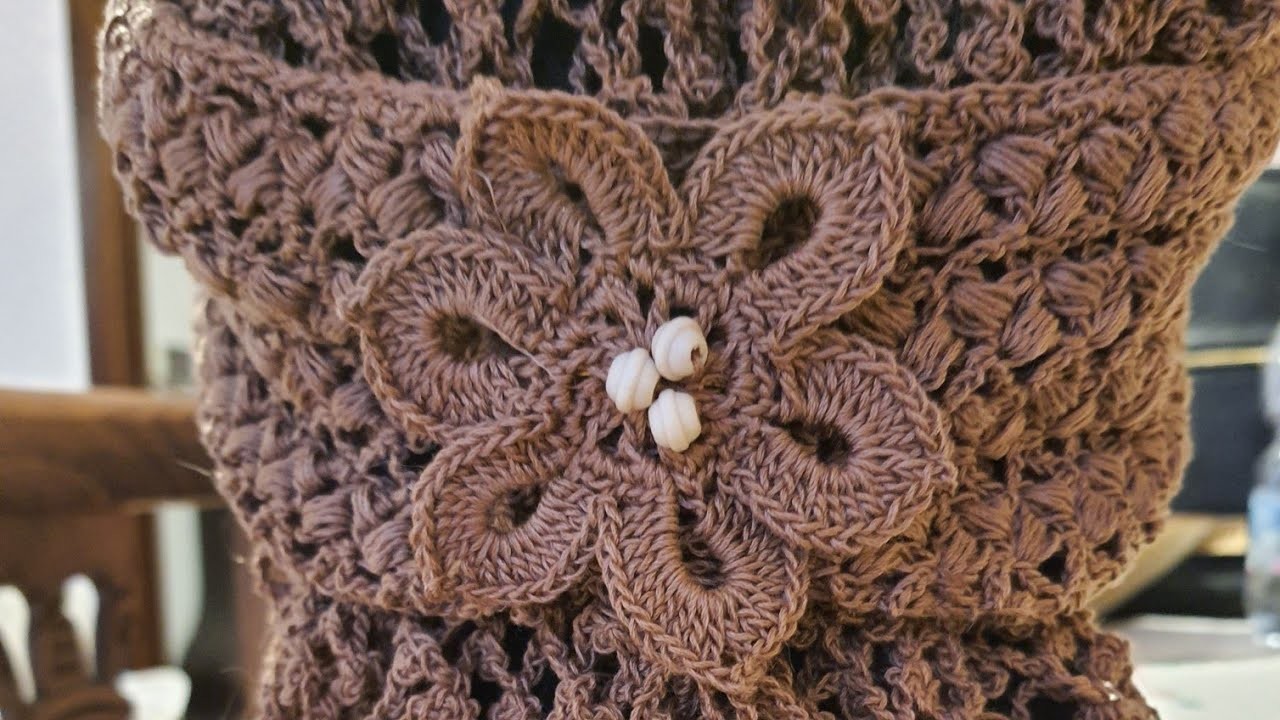 Fuore uncinetto crochet . tutorial