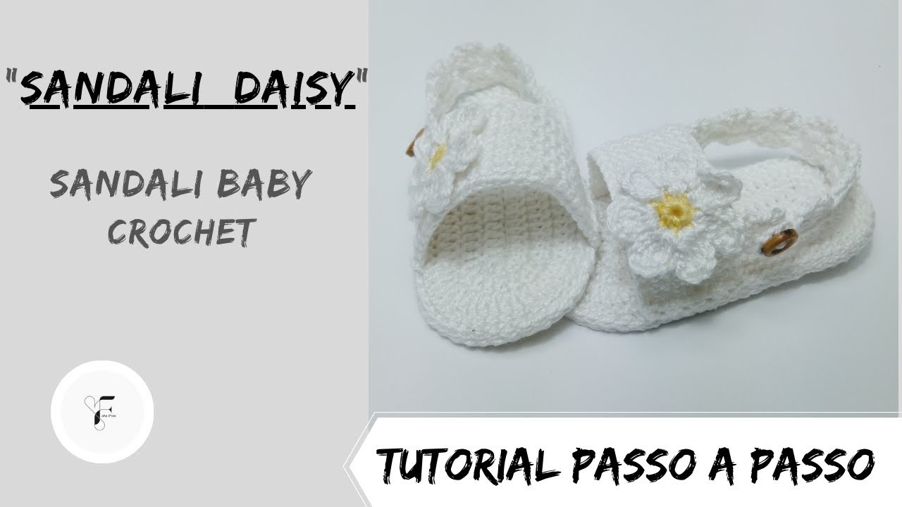 Sandali baby crochet "Daisy"