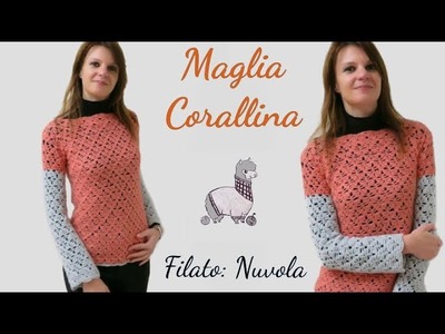 Maglia Corallina. Sweater. Suéter