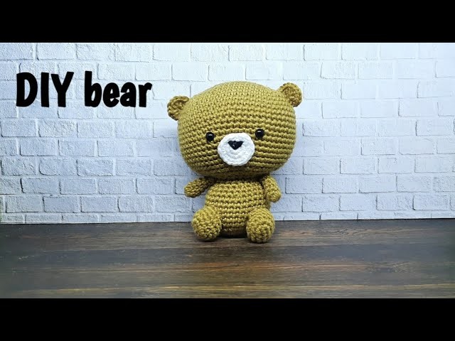 Tutorial amigurumi bear. diy.Tutorial oso amigurumi.Мечка amigurumi урок